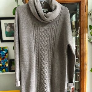 Garnet Hill 100% wool sweater dress
